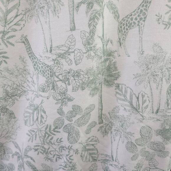 NWT Jane & Delancey Short Sleeve Kangaroo Pocket Giraffe Print Hoodie Small - Picture 5 of 9